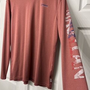 Magellan Outdoors Rust Long Sleeve Shirt